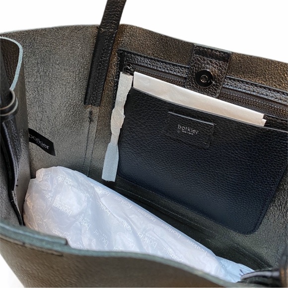 Botkier Black Pebbled Leather SoHo Tote - Picture 10 of 13